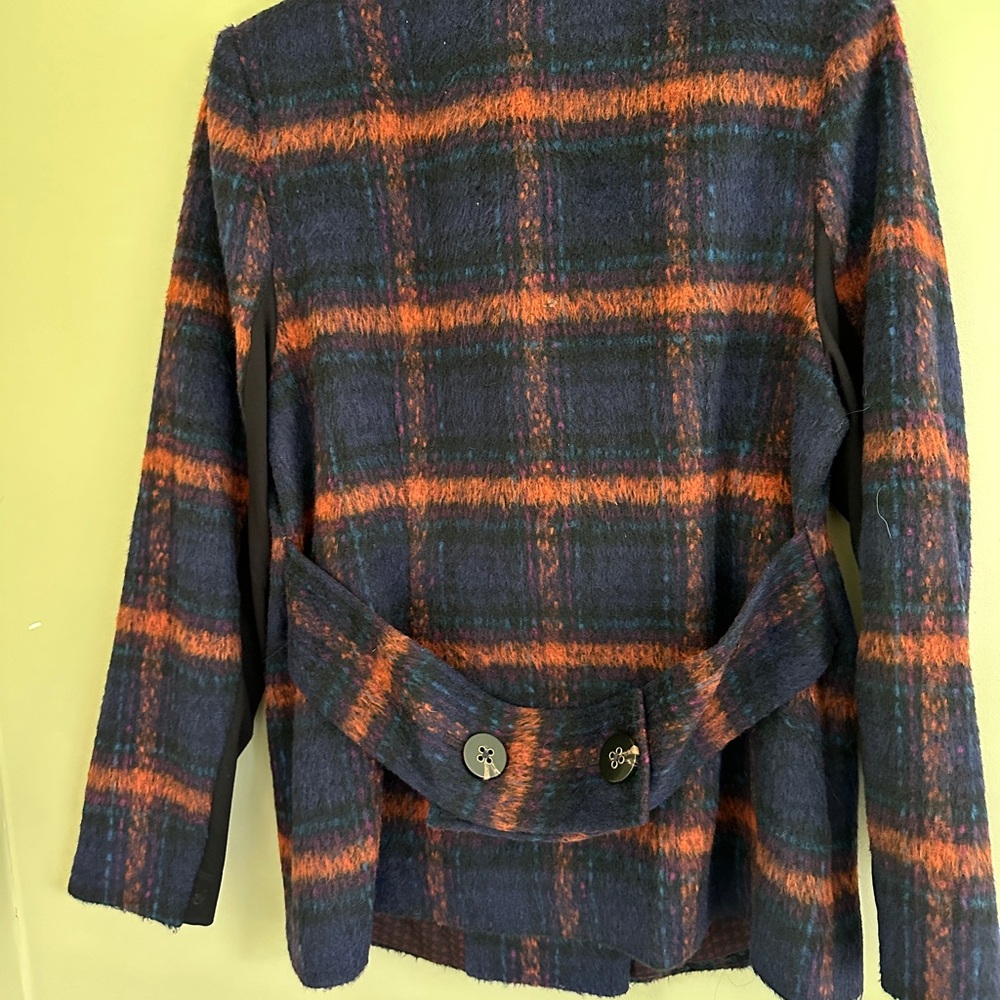 Cabi Checkmate Jacket Plaid Double Breasted Blazer Size L - Picture 9 of 14